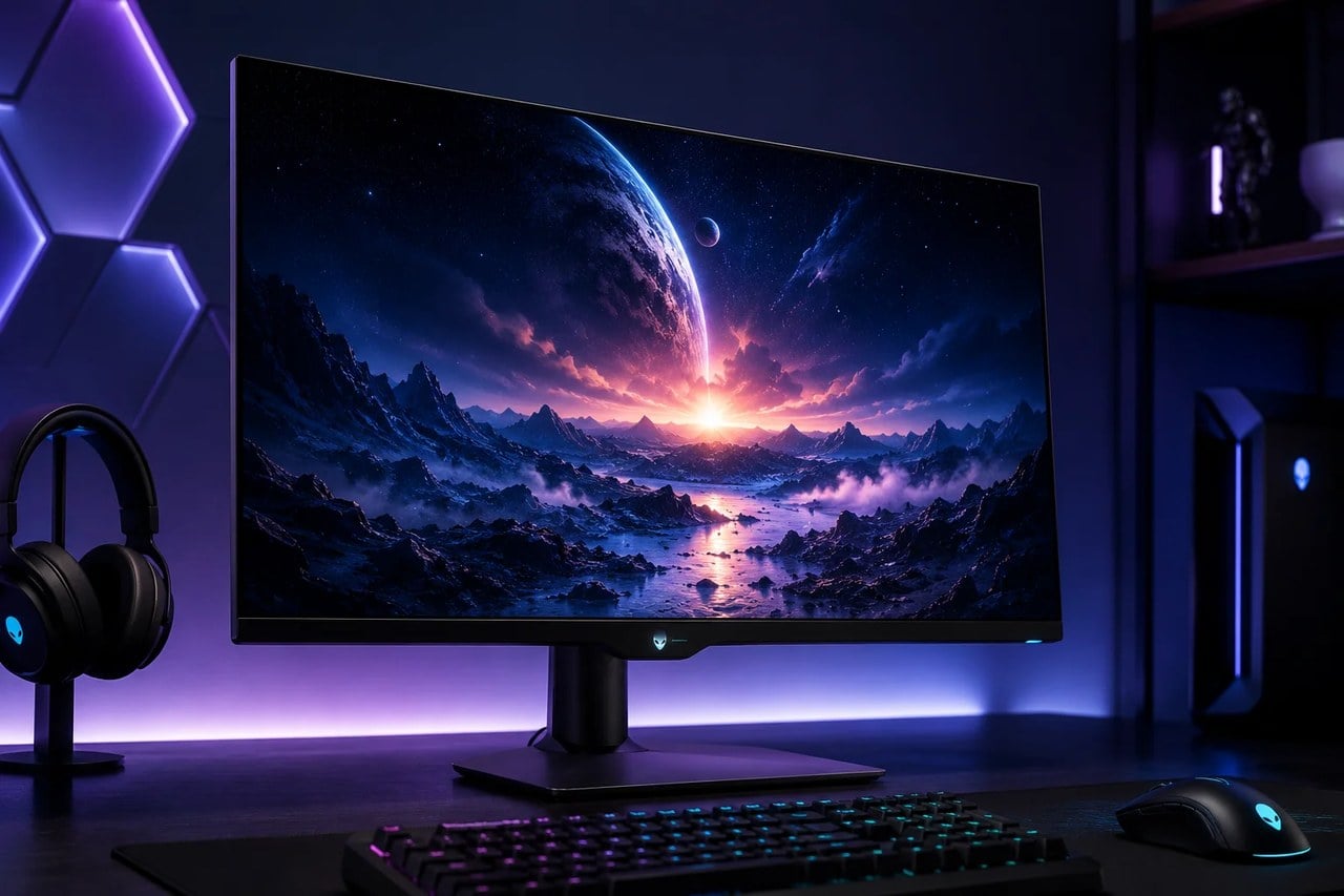 Alienware مانیتور ۳۲ اینچی 4K OLED با روشنایی ۱۰۰۰ نیت معرفی کرد؛ فقط ۷۰۰ دلار