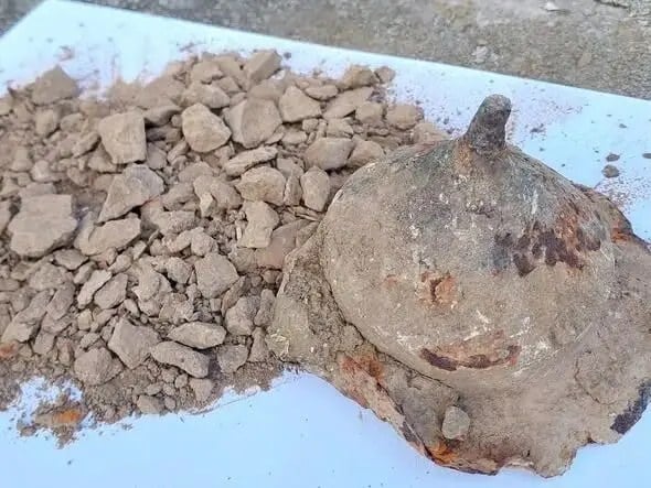 مردی که به دنبال قطعات قدیمی خودرو میگشت، یک «سپر 1800 ساله» پیدا کرد