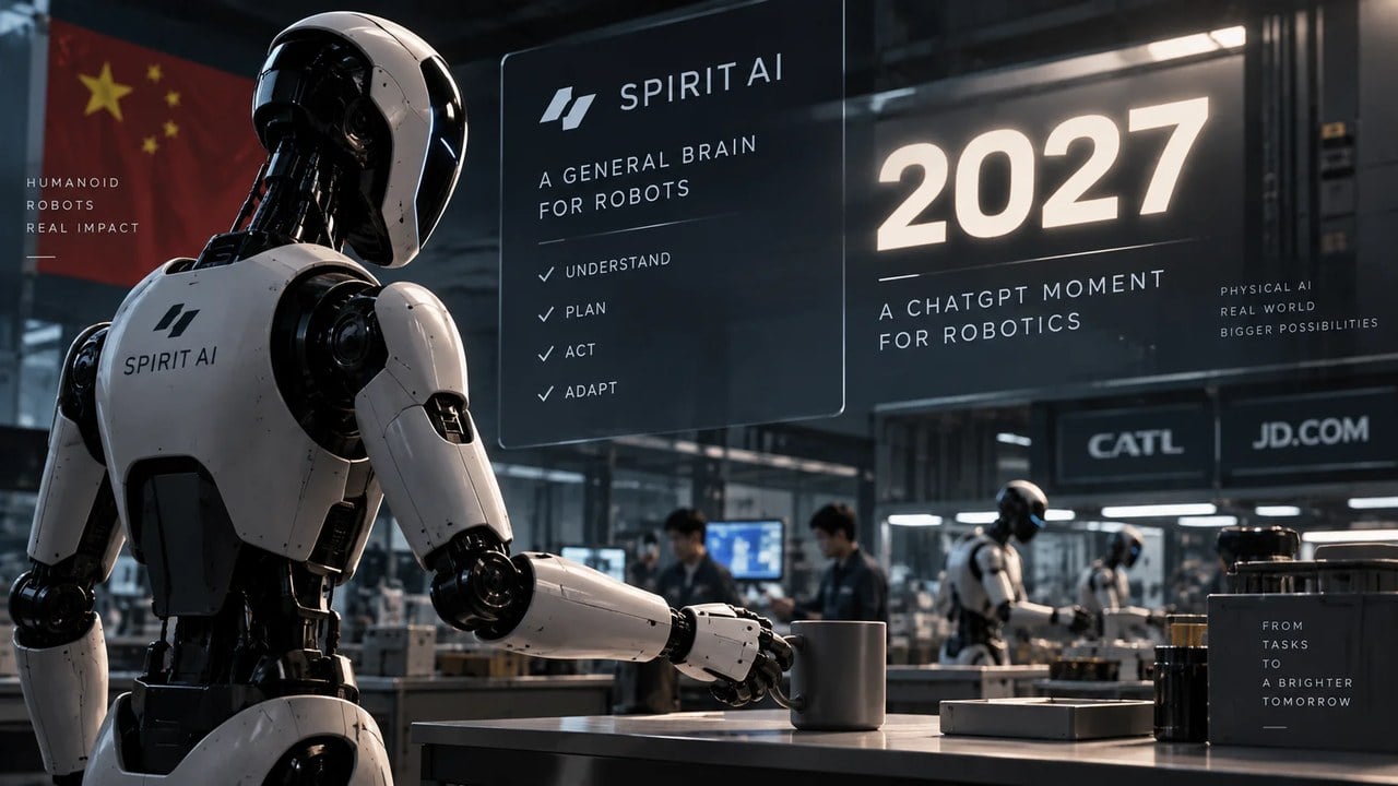 استارتاپ چینی Spirit AI وعده «لحظه ChatGPT» برای مغز ربات‌ها در سال ۲۰۲۷ را داد