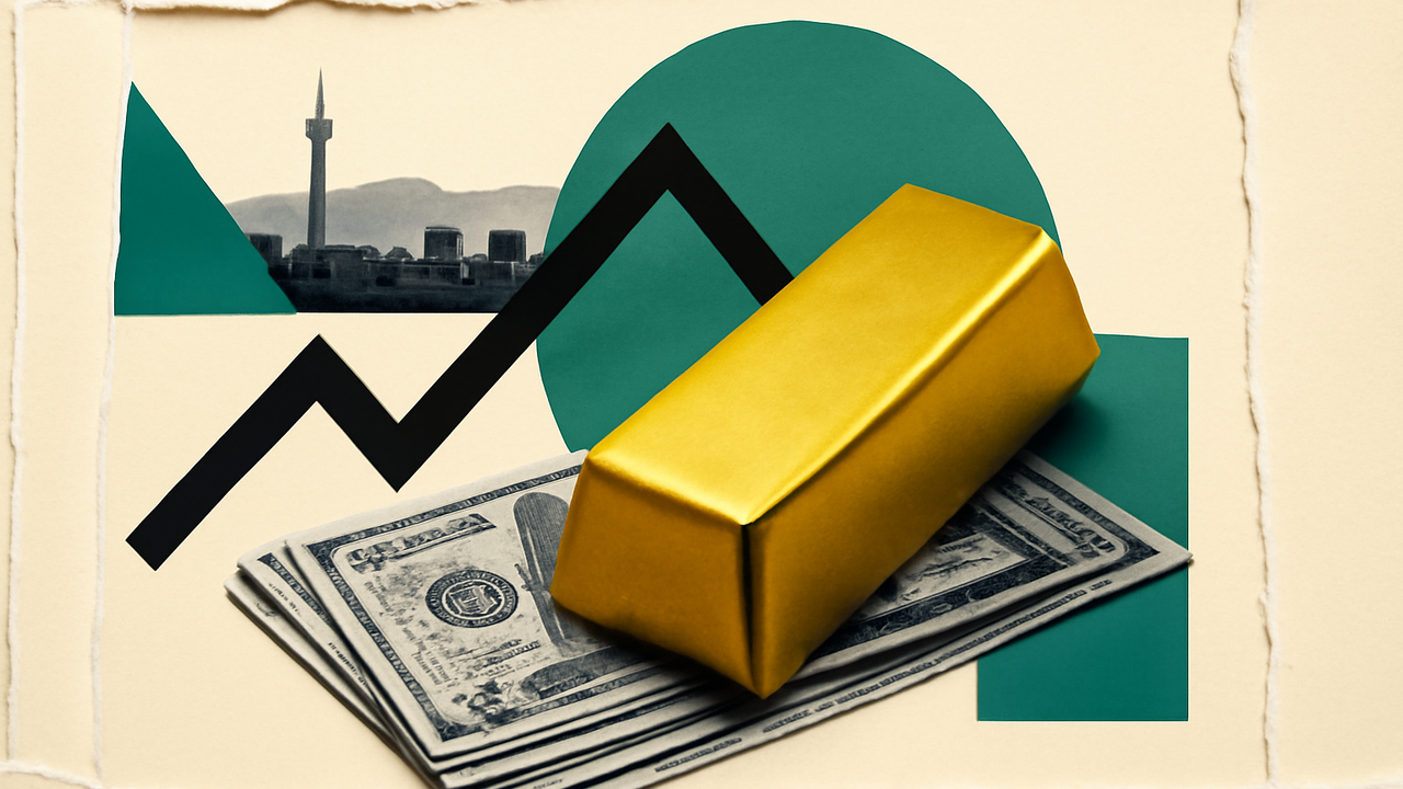 طلا در آستانه شکست حمایت ۴٬۳۲۰ دلار، احتمال بازگشت افزایش یافت