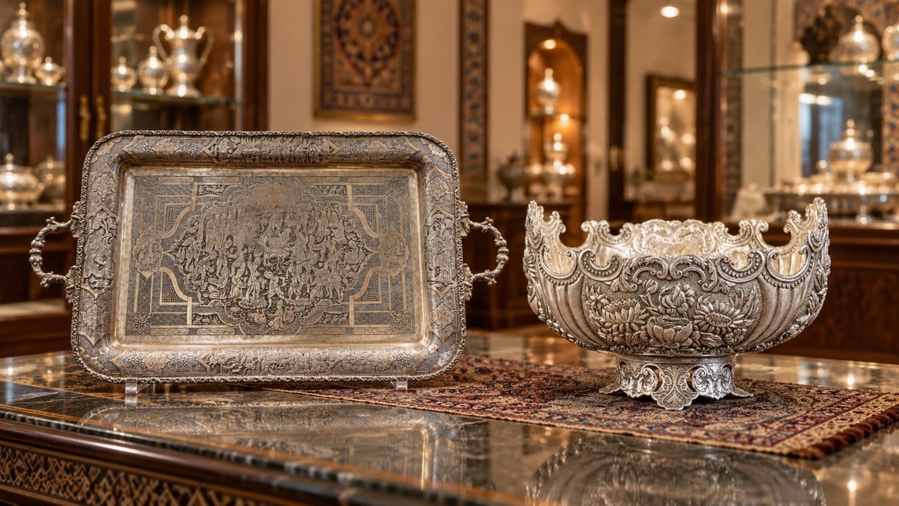 ظروف نقره اصفهان اصل را از کجا بخریم؟