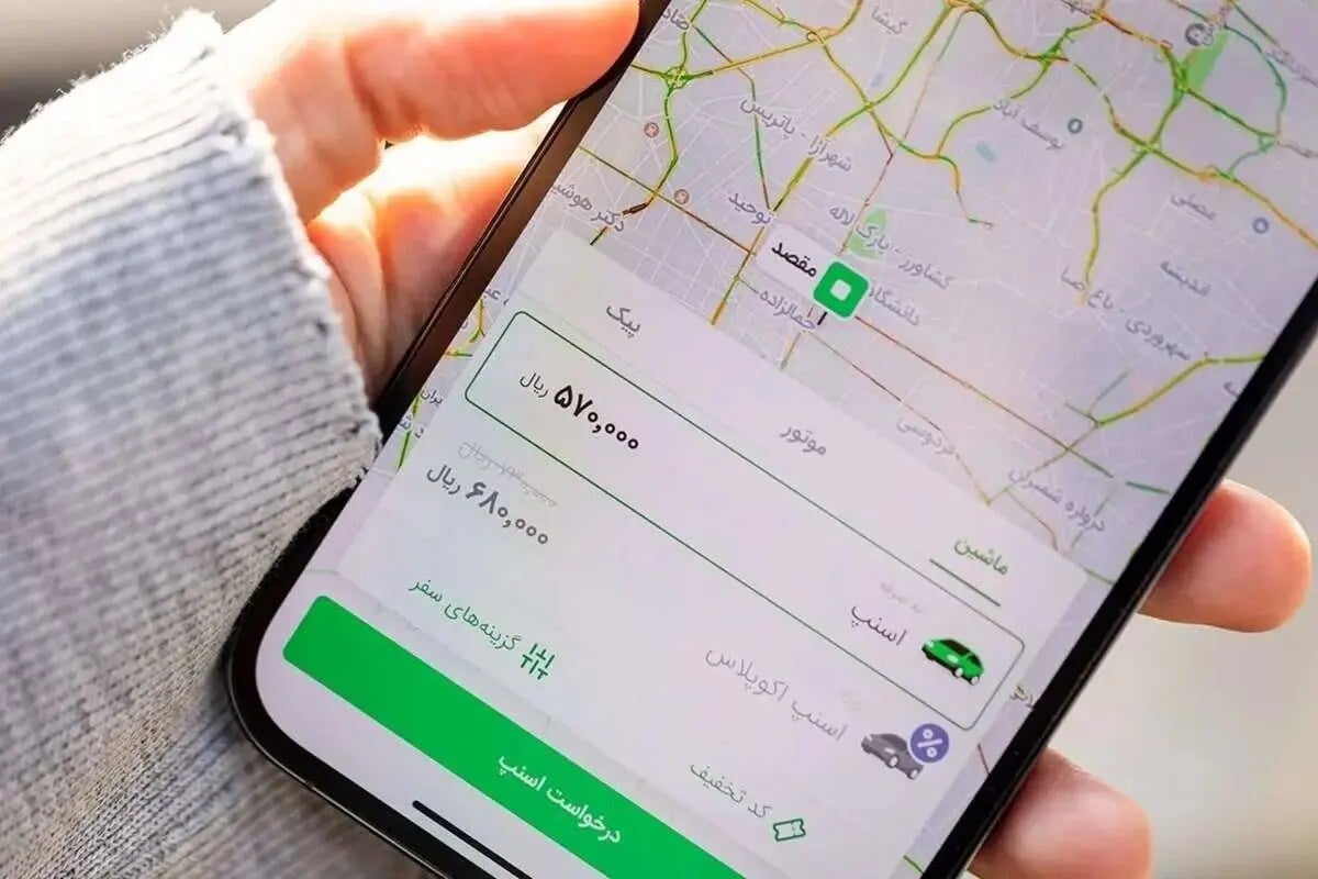 افزایش قیمت بنزین، اسنپ و تپسی را گران می کند؟