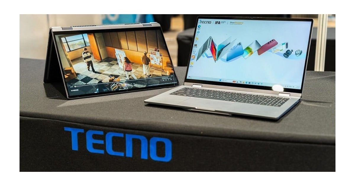 تکنو MEGABOOK T15 360 با لولای ۳۶۰ درجه در IFA رونمایی شد