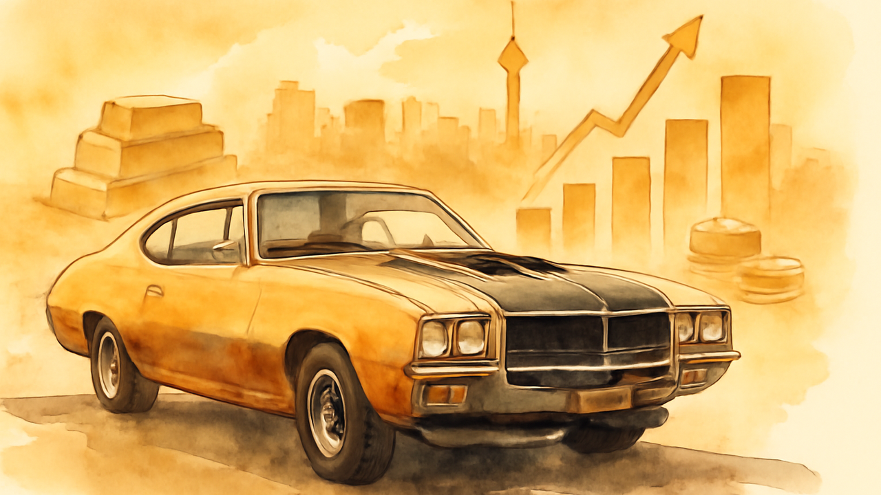 بیوک GSX Stage 1 مدل 1971؛ عضلانی با دور موتور روی کاپوت (+عکس)