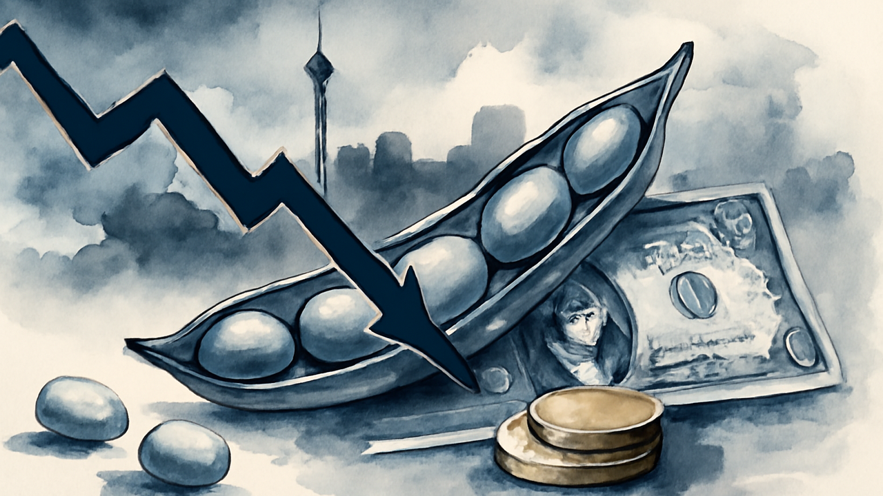 کاهش قیمت سویا در آمریکا؛ کنجاله سویا پیشتاز افت بازار