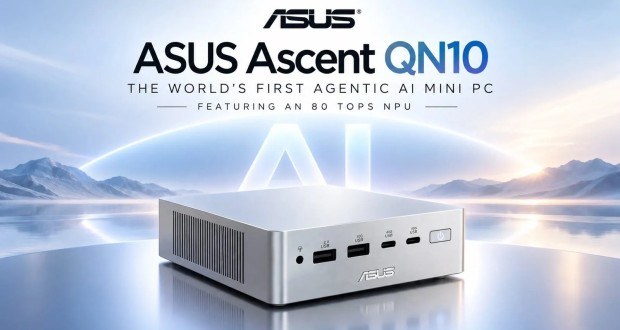 ایسوس Ascent QN10 رونمایی شد؛ اولین مینی پی سی هوشمند جهان با پلتفرم اسنپدراگون X2 الیت