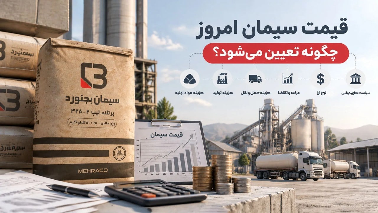قیمت سیمان امروز چگونه تعیین می‌شود؟