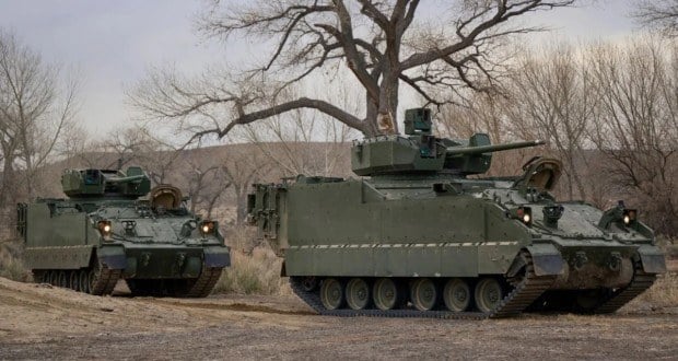خودرو زرهی جدید BAE Systems با توپ ۳۰ میلیمتری و سامانه ضدپهپاد برای ارتش آمریکا آزمایش شد