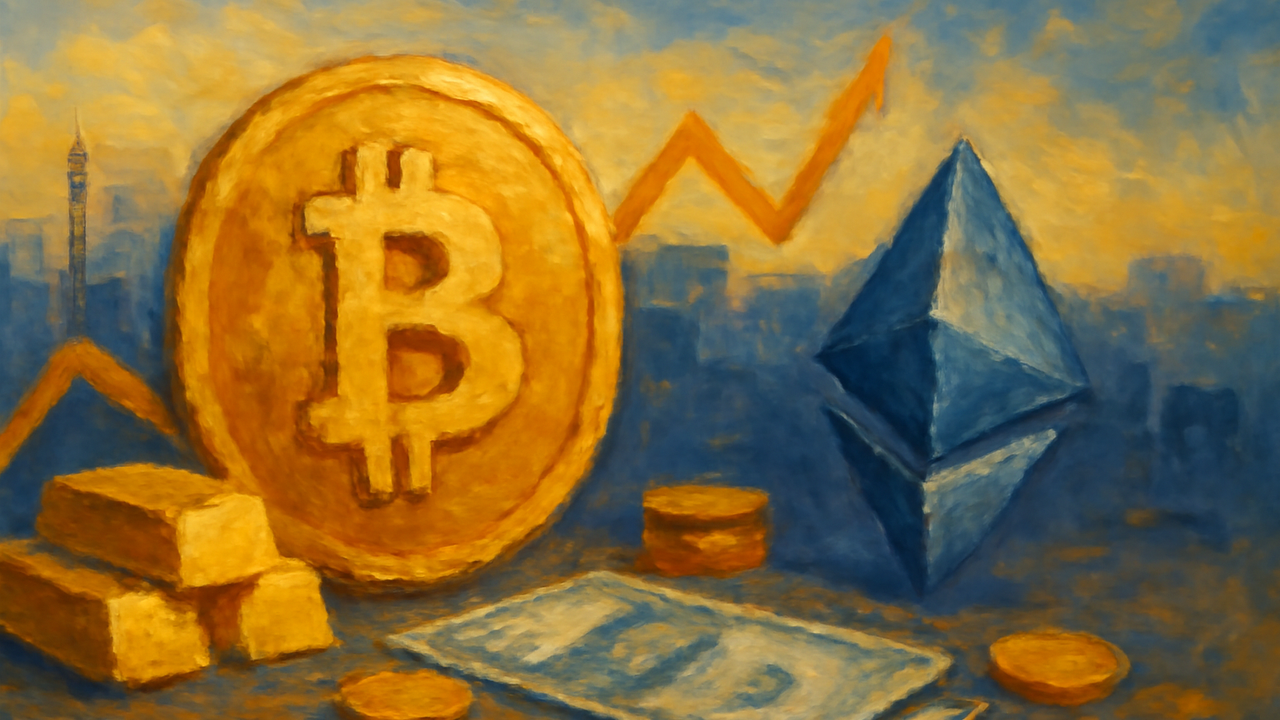 جهش بیتکوین و اتریوم با گمانه توقف افزایش نرخ بهره