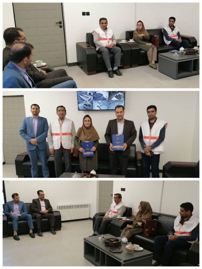 دیدار معاون توانبخشی بهزیستی استان با مدیر صندوق بیمه اجتماعی کشاورزان ،روستاییان و عشایر استان