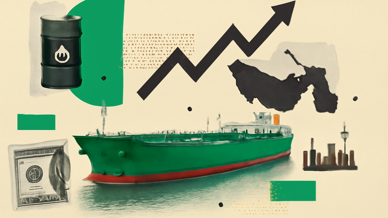 عبور قطرهچکانی کشتیها از تنگه هرمز در سایه تنش خاورمیانه