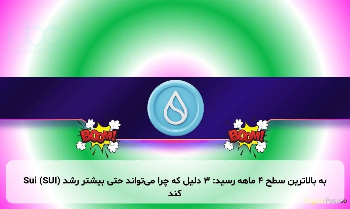 Sui (SUI) به بالاترین سطح ۴ ماهه رسید: ۳ دلیل که چرا میتواند حتی بیشتر رشد کند