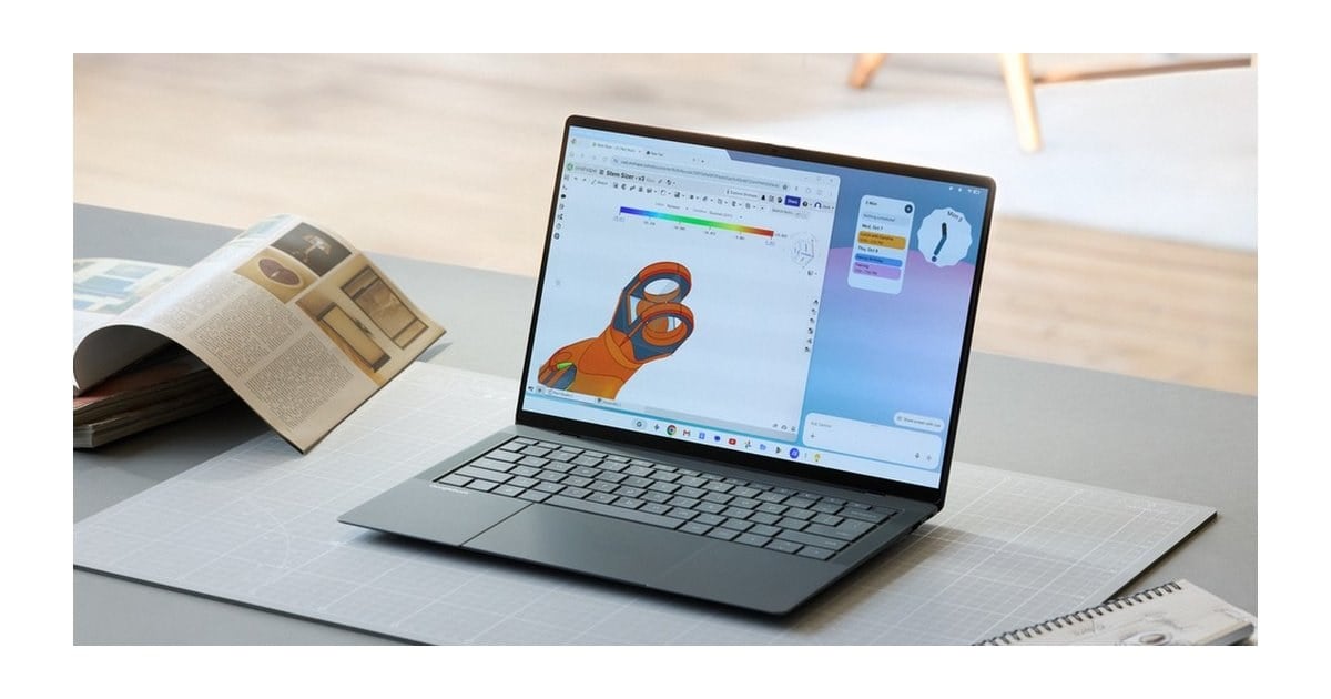 ایسوس Googlebook 14؛ اول لپ‌تاپ ایسوس برای Gemini Intelligence