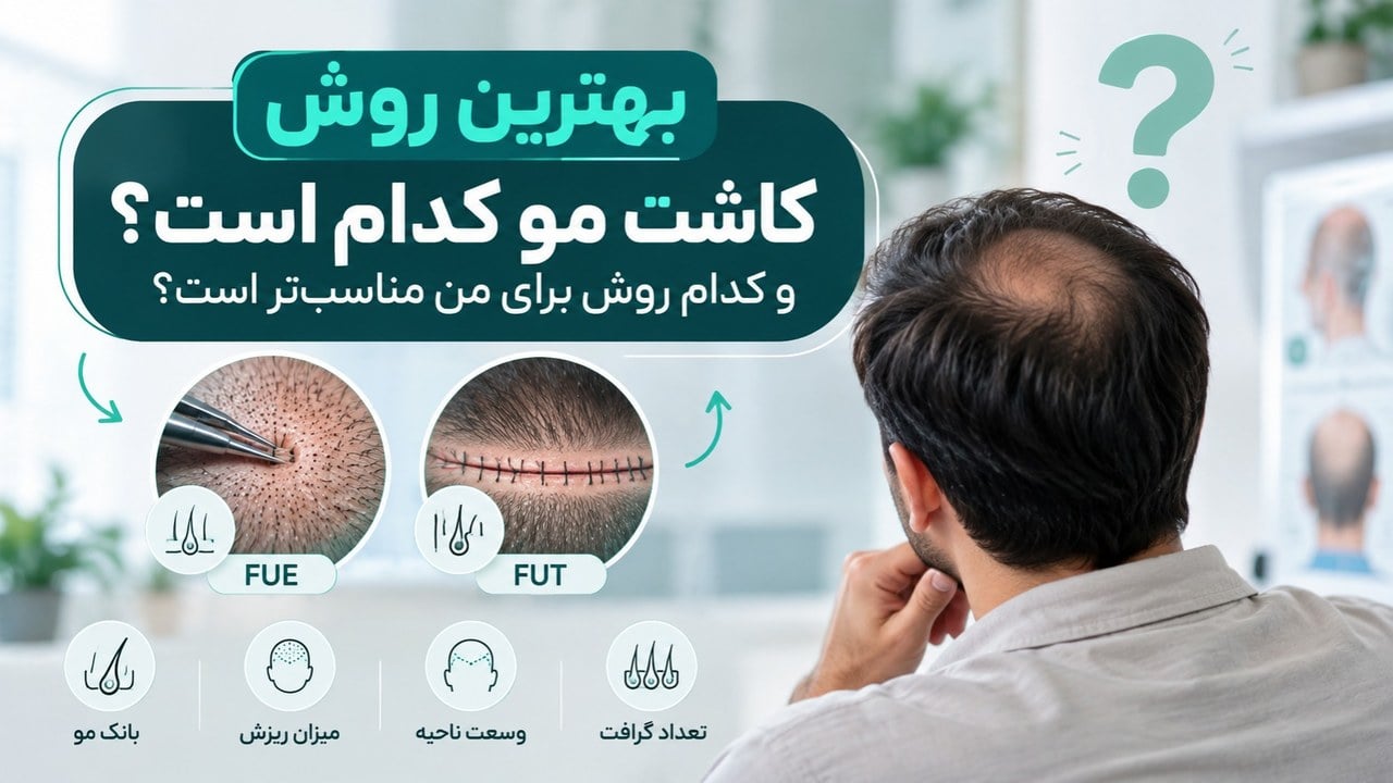 بهترین روش کاشت مو کدام است و کدام روش برای من مناسبتر است؟