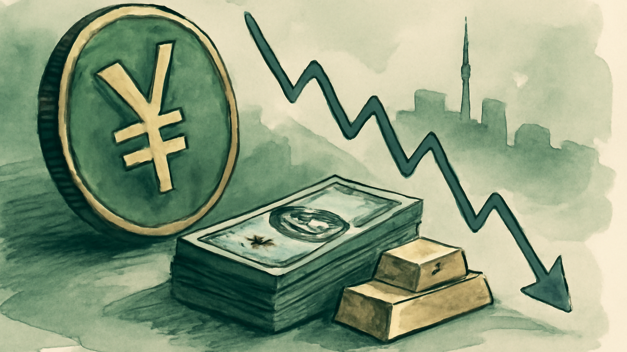 ین ژاپن به پایینترین سطح از پایان ژوئیه در برابر دلار رسید