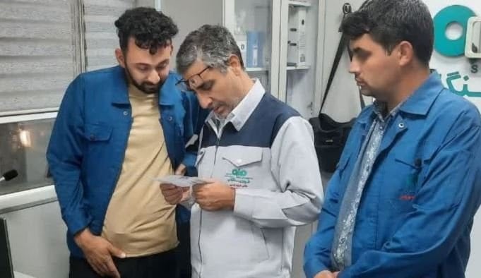 بازدید شبانه علی رسولیان از خطوط تولید و واحد حمل‌ونقل