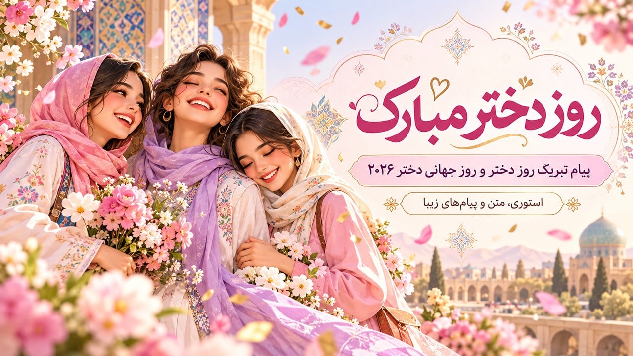 روز دختر مبارک؛ جدیدترین پیام تبریک روز دختر و روز جهانی دختر ۲۰۲۶