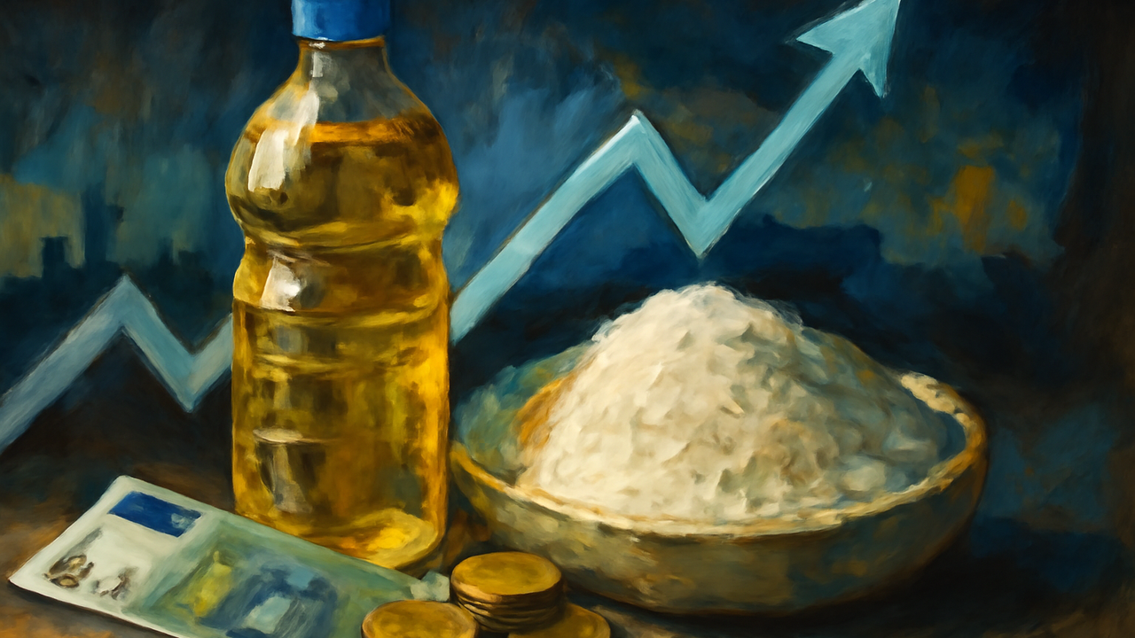 قیمت ۹ گروه کالای پرمصرف در ۱ سال ۱۶۸ درصد بالا رفت