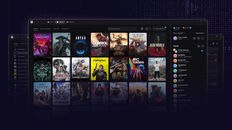 لانچر جدید بازیهای Epic با روش Vibe Coding انجام شده است