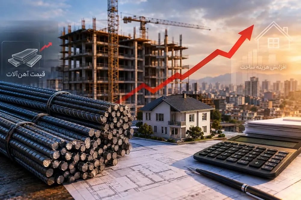 بحران جدید بازار مسکن؛ نقش قیمت آهن‌آلات در افزایش قیمت تمام‌شده پروژه‌ها