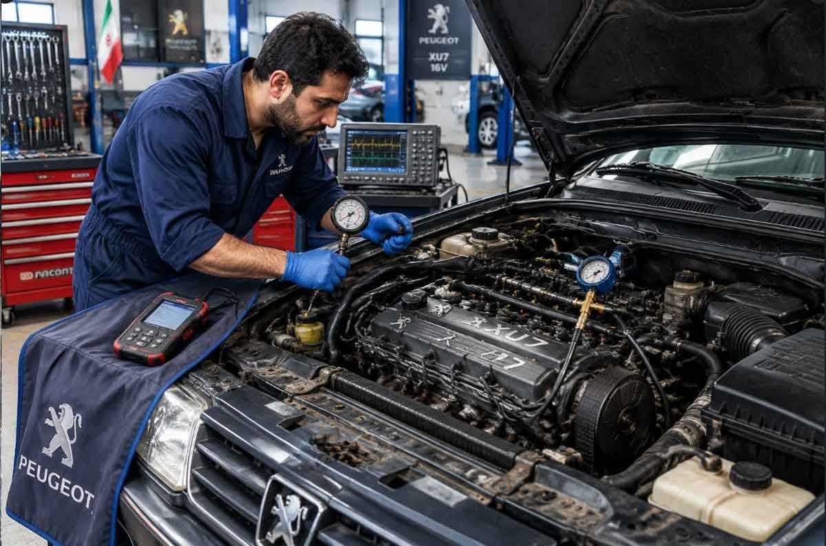 مشکلات موتور پژو 405 و نحوه تشخیص و تعمیر