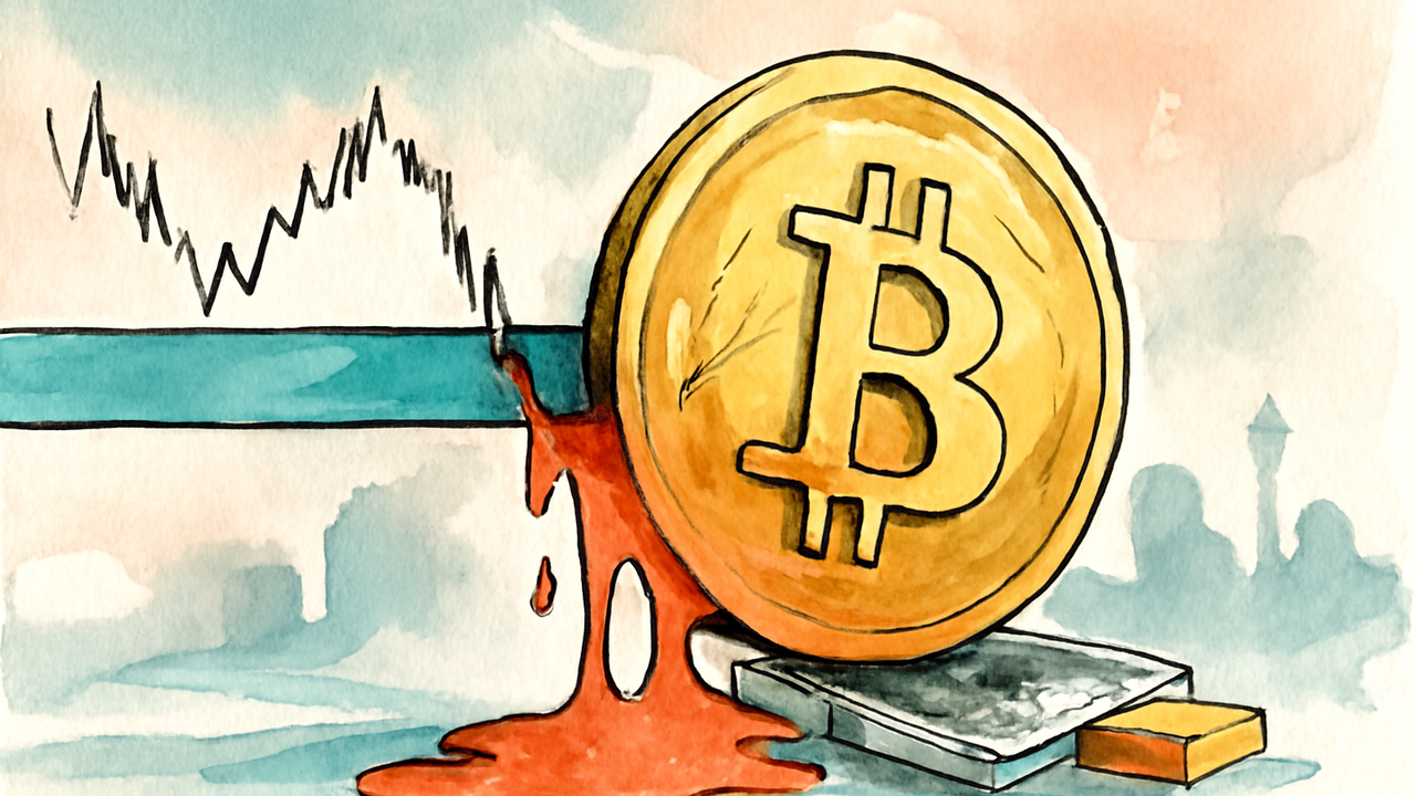 بیتکوین تا مرز ۸۰ هزار دلار عقب نشست؛ بیش از ۱ میلیارد دلار لیکویید شد