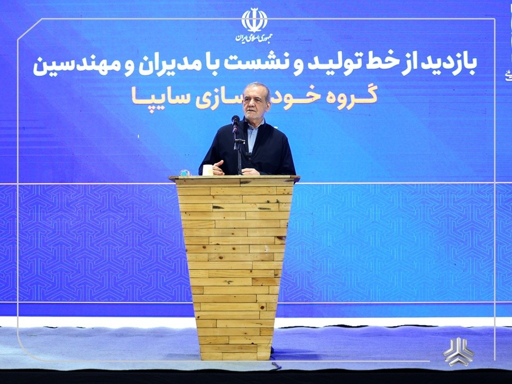 بازدید رئیسجمهور از سایپا؛ نقشه راه توسعه موتورهای کممصرف در صنعت خودرو