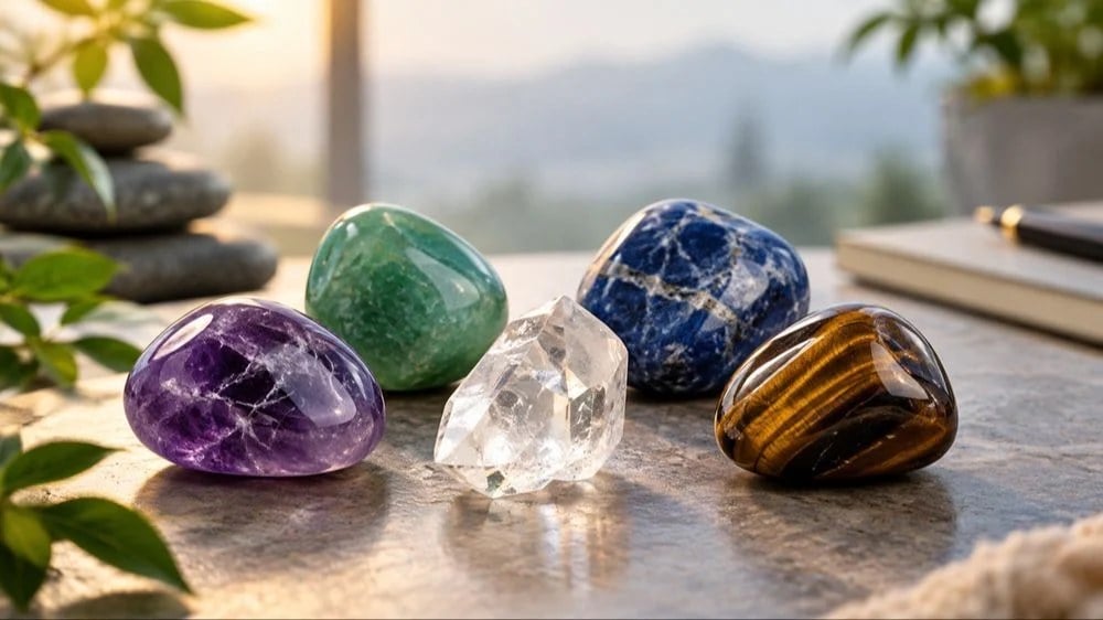 ۵ سنگ طبیعی برای آرامش ذهن و تمرکز بیشتر
