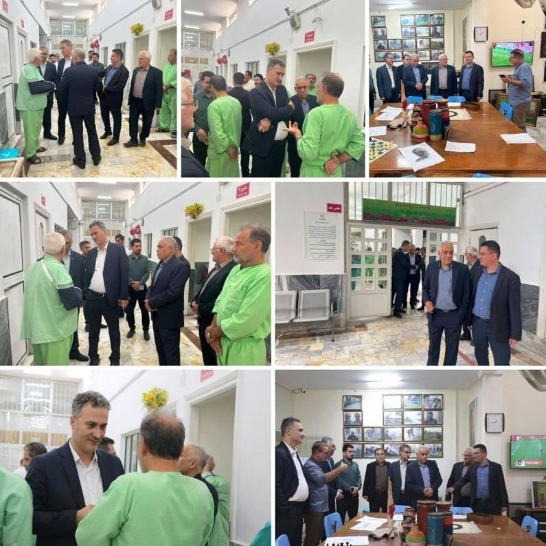 بازدید مدیربازرسی شرکت بیمه دی از بیمارستان روانپزشکی ایثار اردبیل