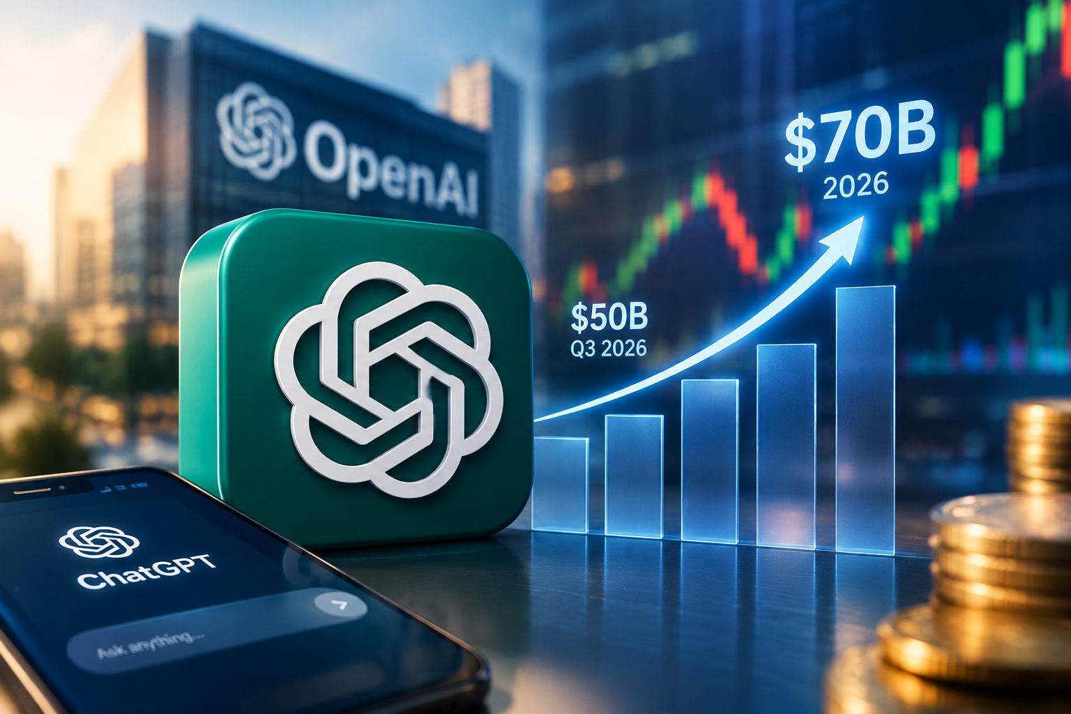 درآمد ۷۰ میلیارد دلاری OpenAI؛ هدف بلندپروازانه یا آزمون تازه بازار هوش مصنوعی؟