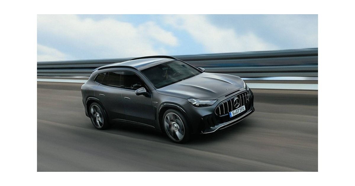 مرسدس-AMG GT SUV رونمایی شد؛ شاسیبلند برقی با ۱٬۱۶۹ اسب بخار و شارژ ۷۱۰ کیلوواتی