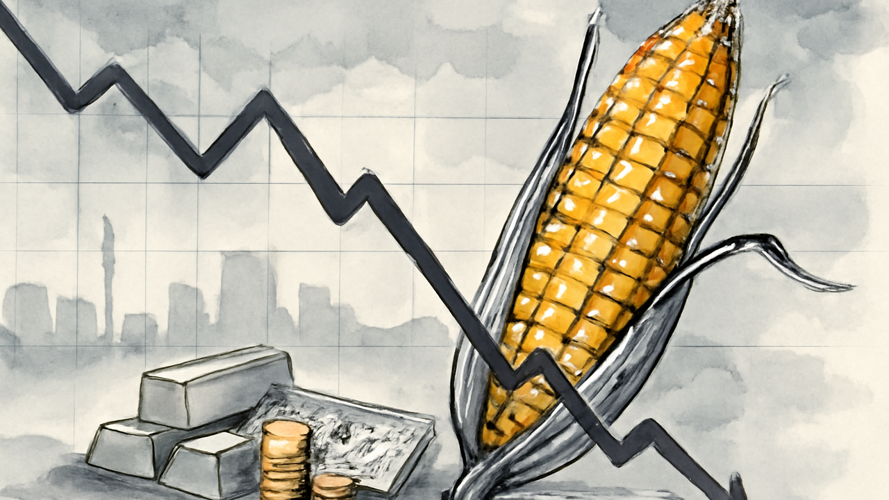 گزارش فصلی ذخایر آمریکا قیمت ذرت را پایین آورد؛ مسیر بعدی غلات چیست؟