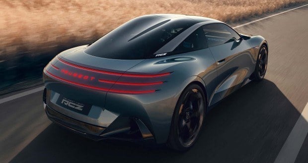 کانسپت پژو RCZ Vision رونمایی شد؛ کوپه برقی ۵۰۰ اسب‌بخاری با باتری حالت‌جامد