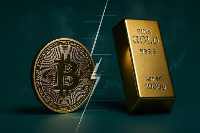 بیت‌کوین در مسیر بلعیدن طلا؟ | ارزش بازار بیت‌کوین برای عبور از طلا باید حدود ۱۸ برابر شود | بیت کوین می‌تواند نقش پول را ایفا کند؟