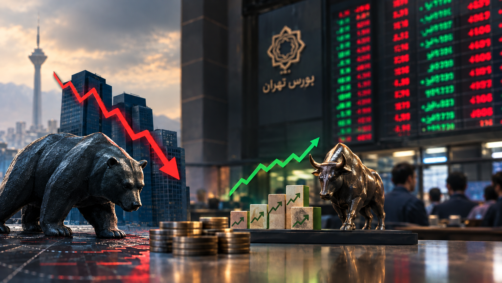 شاخص کل بورس تهران ۷۷ هزار واحد بالا رفت؛ تقاضا هنوز جان نگرفته است