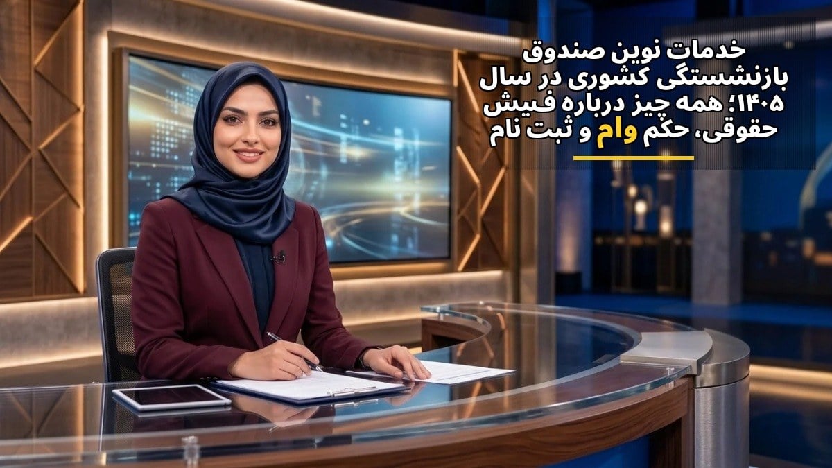 خدمات نوین صندوق بازنشستگی کشوری در سال ۱۴۰۵؛ همهچیز درباره فیش حقوقی، حکم وام و ثبتنام