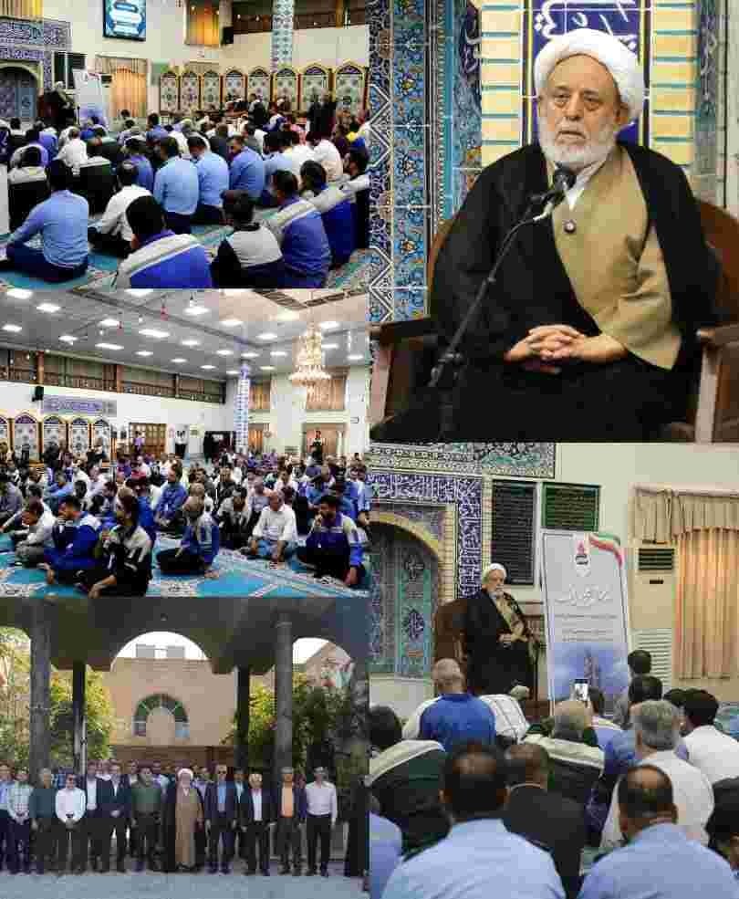 نشست بصیرتی با حضور استاد شیخ حسین انصاریان در پتروشیمی شیراز برگزار شد*