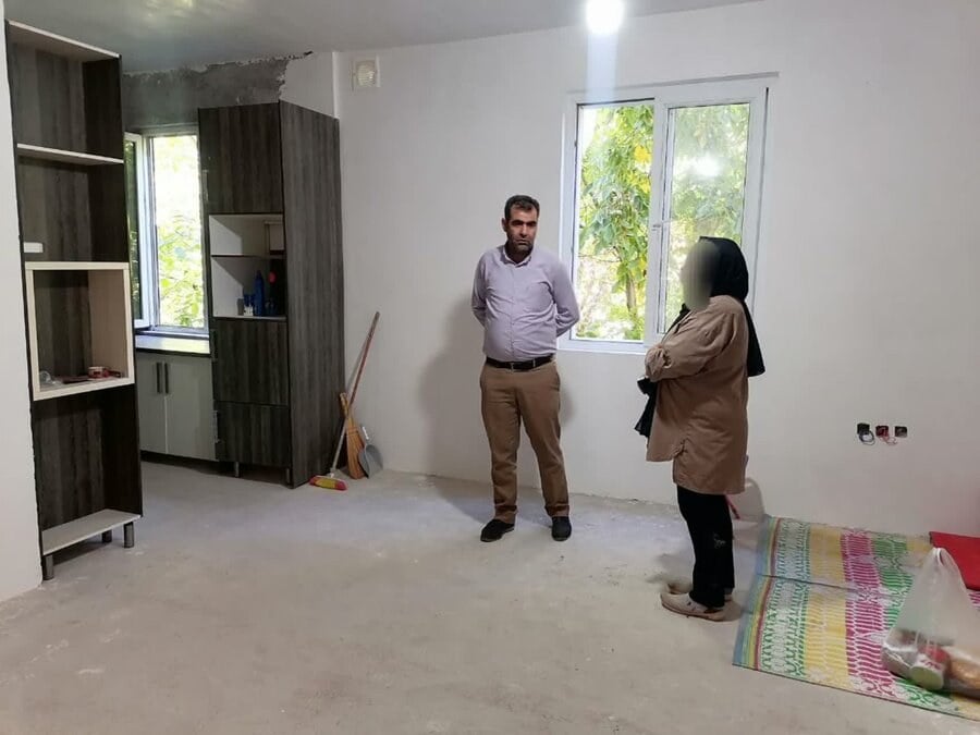 پیگیری روند ساخت مسکن توانخواه کمشنوا در روستای مهران طالقان