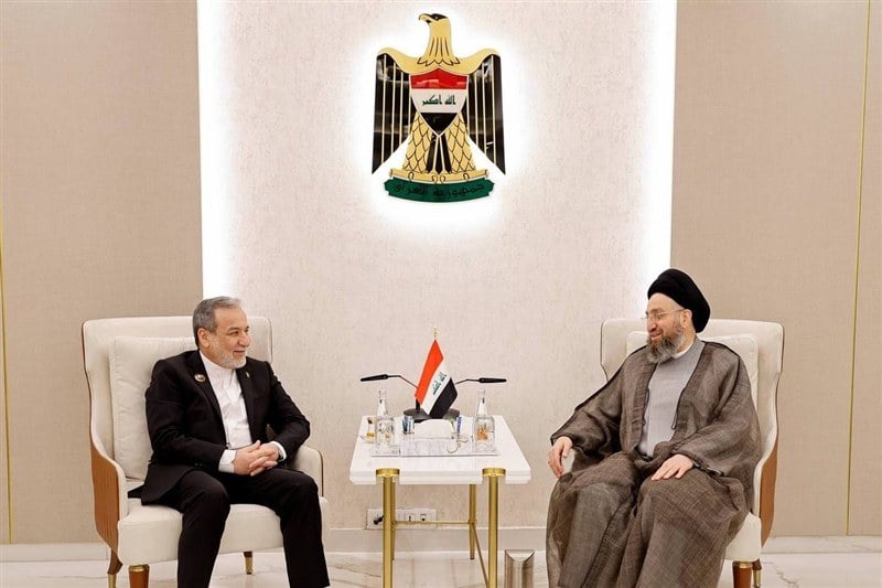 رایزنی وزیر خارجه ایران با رهبر جریان حکمت ملی عراق