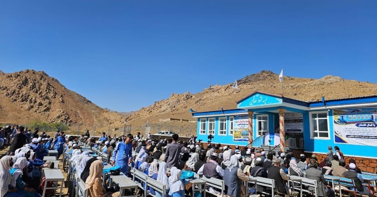 باشندگان قرهباغ غزنی با هزینهی شخصی خود مکتب ساختند