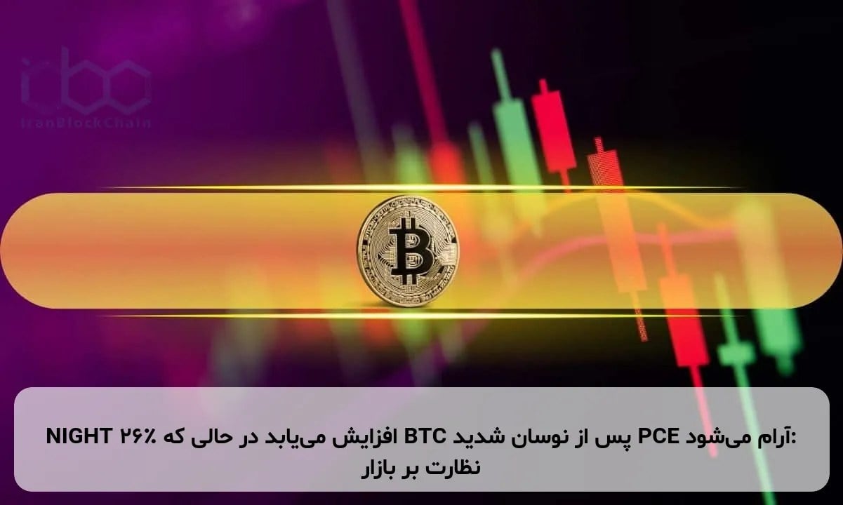 NIGHT ۲۶٪ افزایش مییابد در حالی که BTC پس از نوسان شدید PCE آرام میشود: نظارت بر بازار