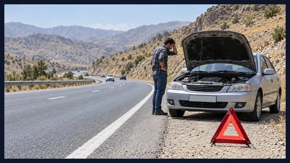 در صورت خرابی خودرو در خیابان و جاده، چه کنیم؟