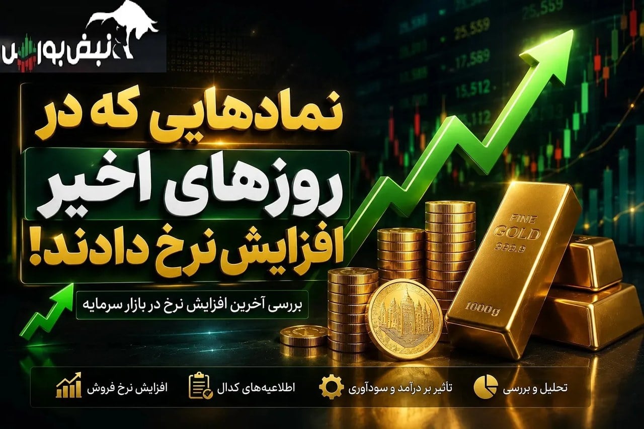 افزایش نرخ نمادها امروز و روز گذشته؛ کدام شرکتها محصولات خود را گران کردند؟
