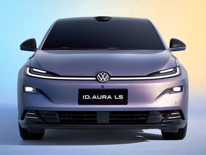 شبیخون الکتریکی فولکس‌واگن در بازار چین؛ جزئیات فنی و تصاویر رسمی لیفت‌بک ID.Aura L5 افشا شد
