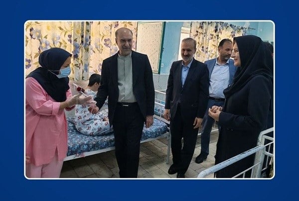 بازدید مدیرعامل فولاد خراسان از مرکز توانبخشی «۱۷ شهریور» نیشابور