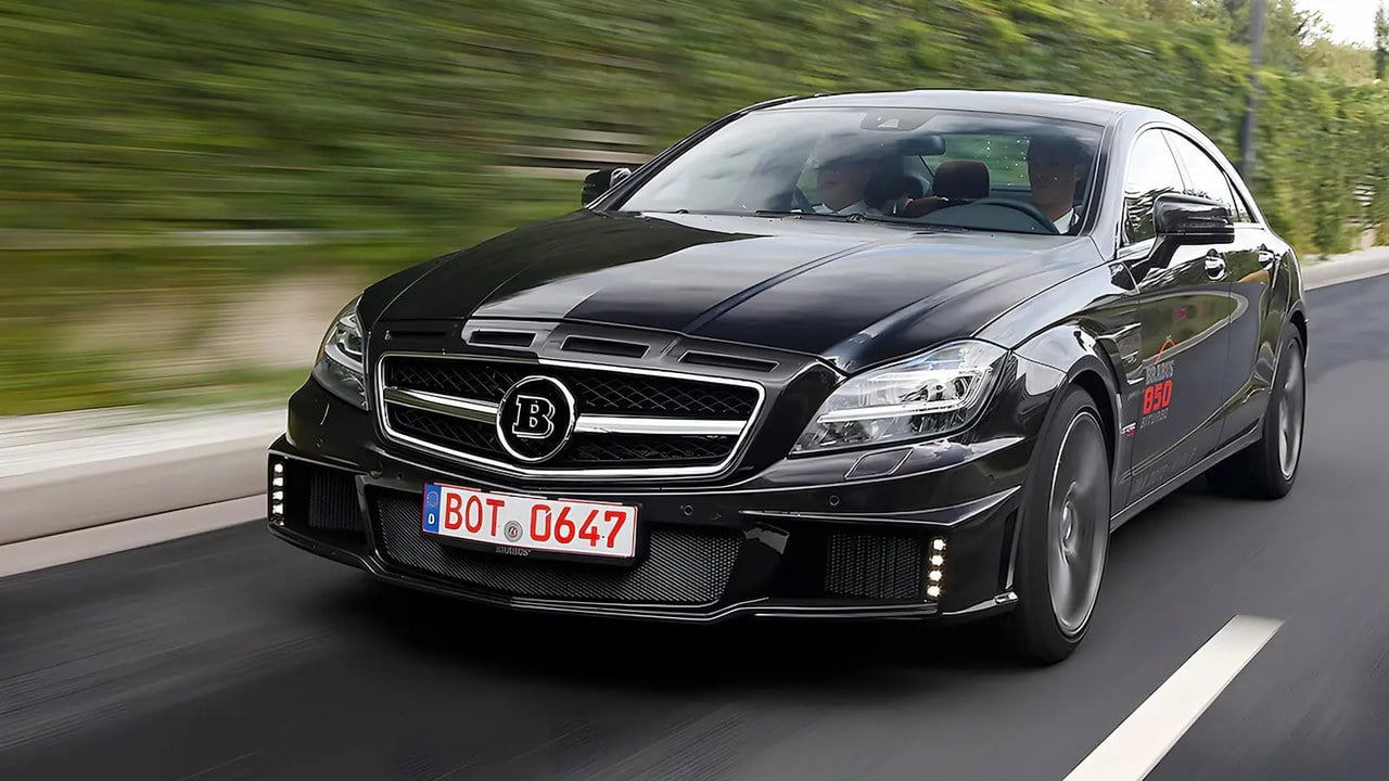 پشت فرمان مرسدس CLS 650 برابوس؛ رانندگی با نهایت سرعت در بزرگراه