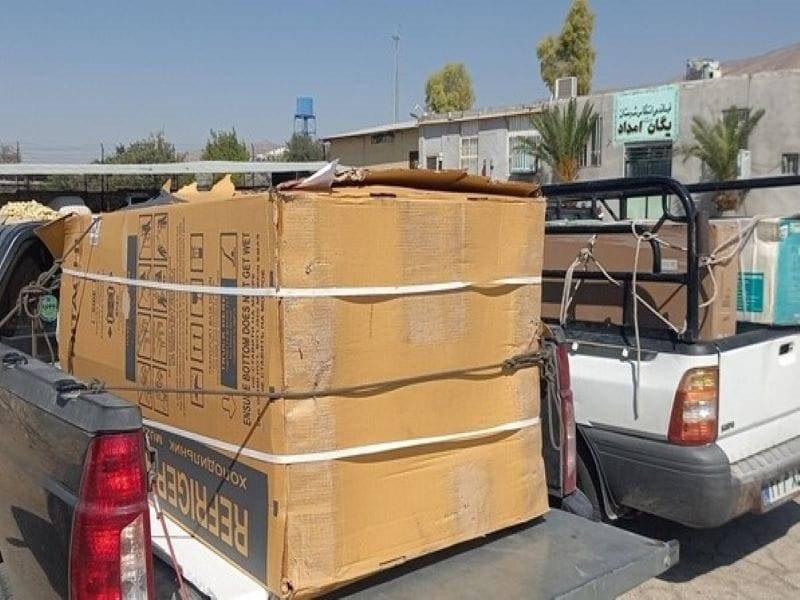 توقیف خودرو‌های حامل بار فاقد مجوز در فیروزآباد فارس