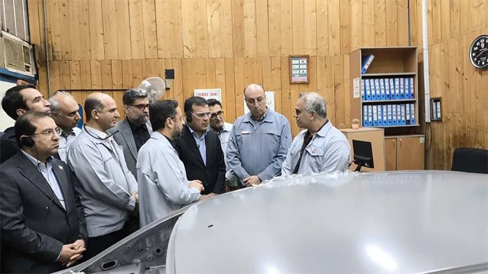 گزارش تصویری بازدید معاون علمی رئیس‌جمهوری از شرکت سایپا