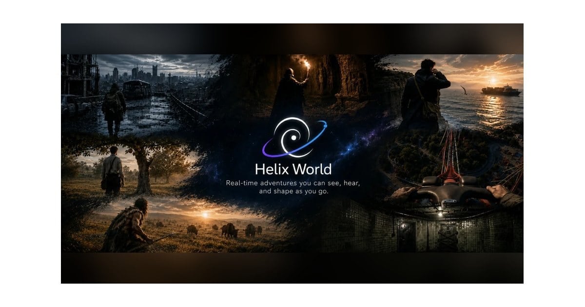 مدل جهان Helix World معرفی شد؛ دنیای تعاملی که همزمان با تصویر، صدای استریو هم میسازد