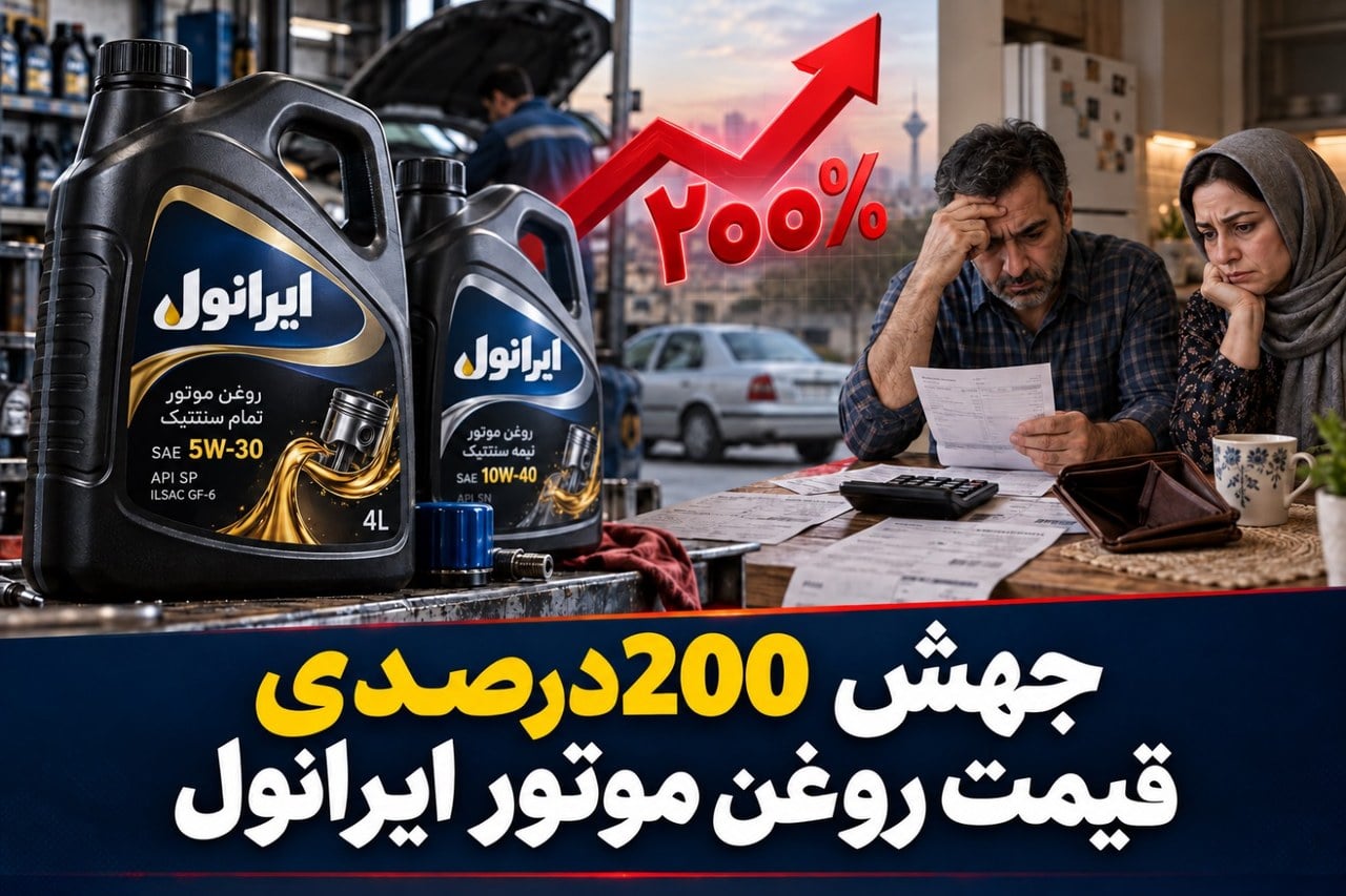 جهش 200درصدی قیمت روغن موتور ایرانول/شستا پاسخ گرانی ایرانول را بدهد
